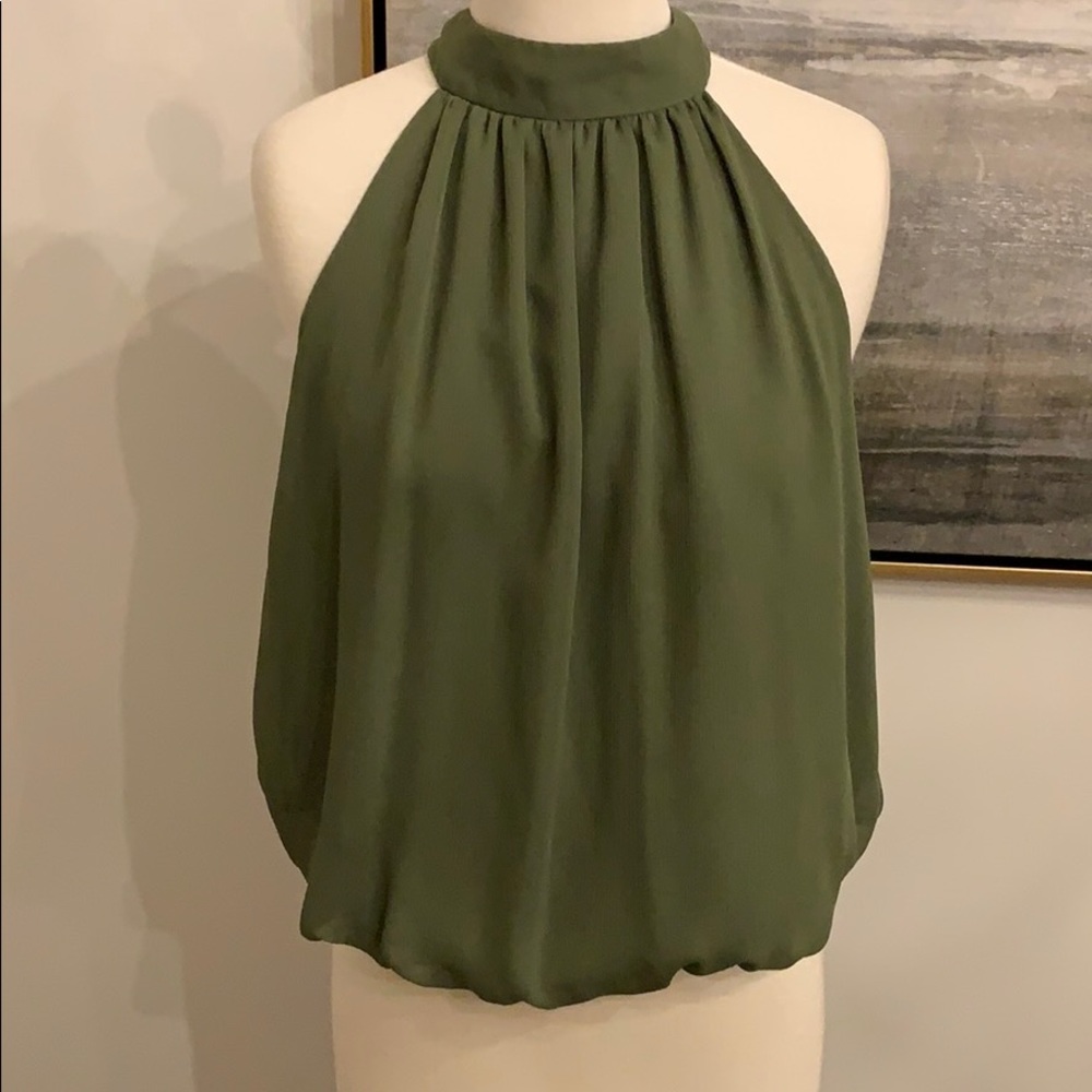 Alice + Olivia Halter Top